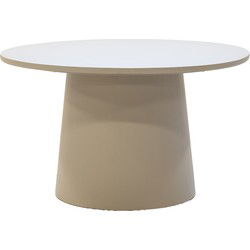 Eettafel Rond Ø130cm - Greige Betonlook - 2-4 Personen - Dani