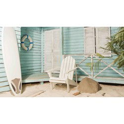 Strandhut 130x70cm Tuinschilderij