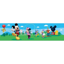 Disney zelfklevende behangrand Mickey Mouse groen en blauw - 10 x 500 cm - 600029