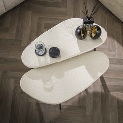 Salontafel Organisch - Marmer Composiet - Set Van 2