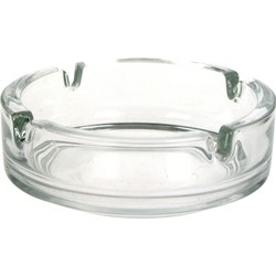 Asbak 10,5 cm transparant glas - Asbakken