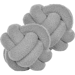MALNI - Sierkussen set van 2 - Grijs - BouclÃ©
