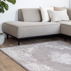 Vintage Vloerkleed Keshan Taupe/Bruin Bruin,Taupe - Polypropyleen - 190 x 280 cm (L)