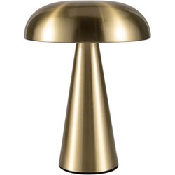 Design Led Diner tafellamp Retro - Goud – Touch bediening – Dimbaar (Met ingebouwde Accu)
