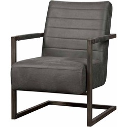 Tower living Rocca coffeechair - Bull anthracite