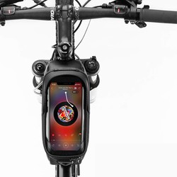 Decopatent® PRO Stuurtas - Telefoonhouder fiets Waterdicht - Fietstas universeel tot 6.8 inch Gsm - Mtb - Ebike - iPhone - Samsung