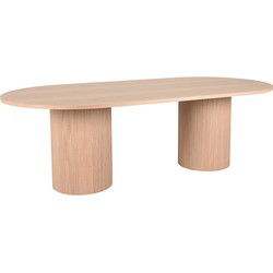 LABEL51 Eetkamertafel Oliva - Naturel - Eiken - 240x120 cm