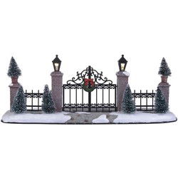 Lighted gate en fence bo