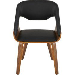 Bridge in zwart vinyl H78 cm - BRAD