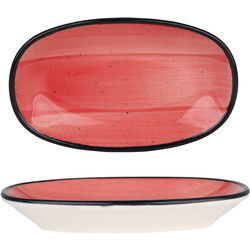 Bonna Serveerschaal - Aura Passion - Porselein - 15x8.5 cm - set van 2