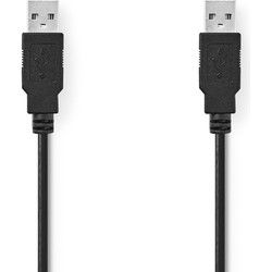 Nedis CCGT60000BK10 Kabel Usb 2.0 A Male - A Male 1,0 M Zwart