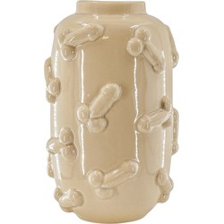 Vase - Dick - Ceramics - Beige - 17x17x27cm