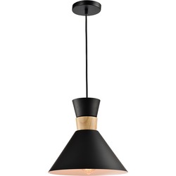 QUVIO Hanglamp rond zwart - QUV5113L-BLACK