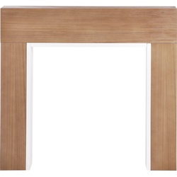 Beliani BOYANUP - Schoorsteenmantel-Lichte houtkleur-MDF