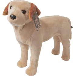 Boony Natural Decoration pluche labrador blond 53 cm staand