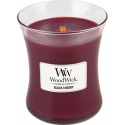 Woodwick Black Cherry Medium kaars