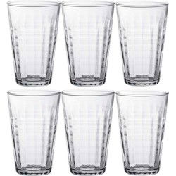 Duralex Longdrinkglazen Prisme - 6x stuks - glas - 330 ml - Longdrinkglazen