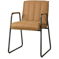 Tower living Santo armchair - fabric Miami 004 cognac (uitlopend)