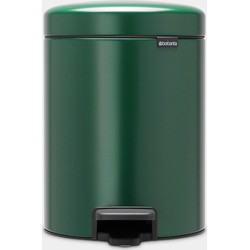 NewIcon Pedaalemmer, 5 liter, kunststof binnenemmer - Pine Green