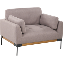 Beliani SKAVEN - Fauteuil-Beige-Polyester