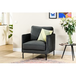 Hoyz Collection -  Fauteuil F411 Donkergrijs - 92x80x86