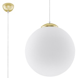 Minimalistische hanglamp Fjeld Goud