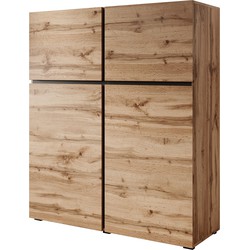 Meubella Dressoir Cainan - Eiken -  119 cm - Hoog