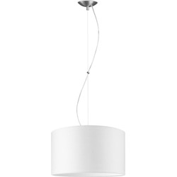 hanglamp basic deluxe bling Ø 40 cm - wit