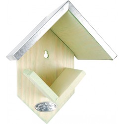 Esschert Design vogelvoederhuisje - hout - voor pindakaas - 20 cm - buitenvogels - Vogelvoederhuisjes