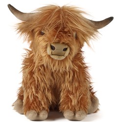 Living Nature Living Nature knuffel Highland Cow Large with Sound