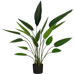 Mica Decorations Kunstboom Heliconia - 80x80x115 cm - Polyester - Groen