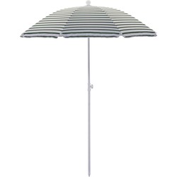 House Doctor Strand en tuinparasol Oktogon groen 180cm