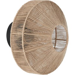 Light & Living - wandlamp - Lyra - naturel - jute katoen - E27 - 3126184