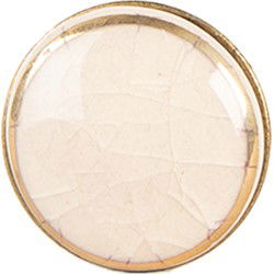 Clayre & Eef Deurknop Ø 3x3 cm Beige Keramiek