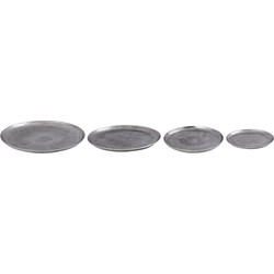 PTMD Plateau Afta - 39x39x3 cm - Aluminium - Zilver