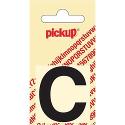 Plakletter Helvetica 40 mm Sticker zwarte letter c - Pickup
