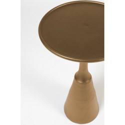 Bijzettafel Antiek Brons - 35x35x65cm - Tafel Noah