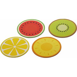 Tropische vrucht placemats 4x - Placemats