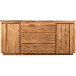 Benoa Bridge 2 Door 6 Drawer Sideboard Teak 200 cm