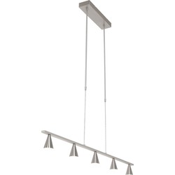 Moderne Hanglamp Polaris Staal 5-lichts