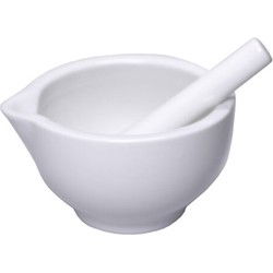 Svenska Living Vijzel met stamper - keramiek - D15 cm - Vijzel en mortier