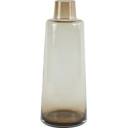 Light&living Vaas Ø19,5x50 cm KEAN glas bruin