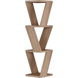 Hoekwandrek met 3 planken H85 cm - Zena