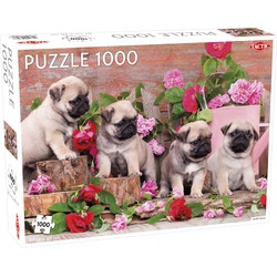 Tactic Tactic Puzzel Puppy Pugs 1000 Stukjes