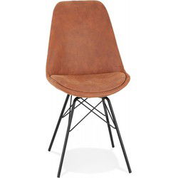 ROYAL design stoel 45x55x83 cm Bruin