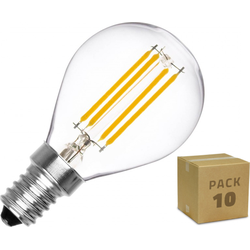 10 pack - Gloeidraad Led lamp E14 – WARM WIT 2000K – 2500K