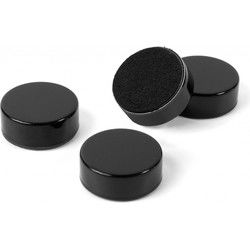 Trendform Magnetische Schijf - zwart - set van 4 stuks