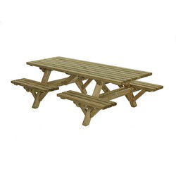 Picknicktafel open instap