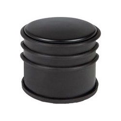 Deurstop zwart 7,7 cm hoog