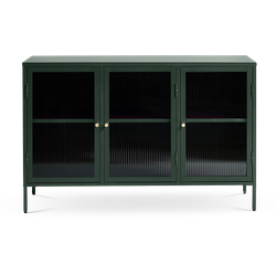Katja metalen sideboard groen - 132 x 40 cm